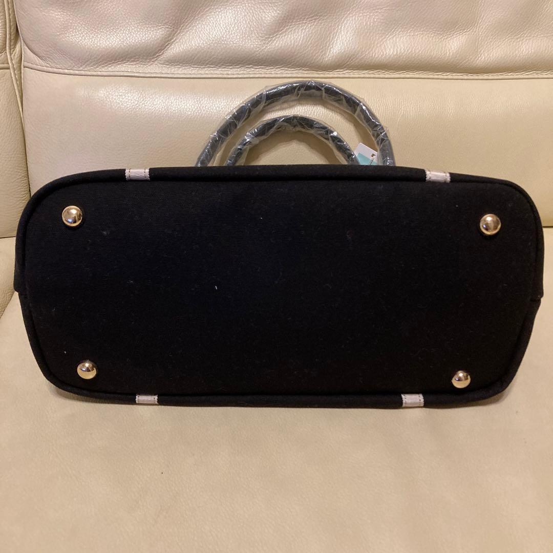 新品タグ付き　TOCCA トートバッグ 黒 キャンバス