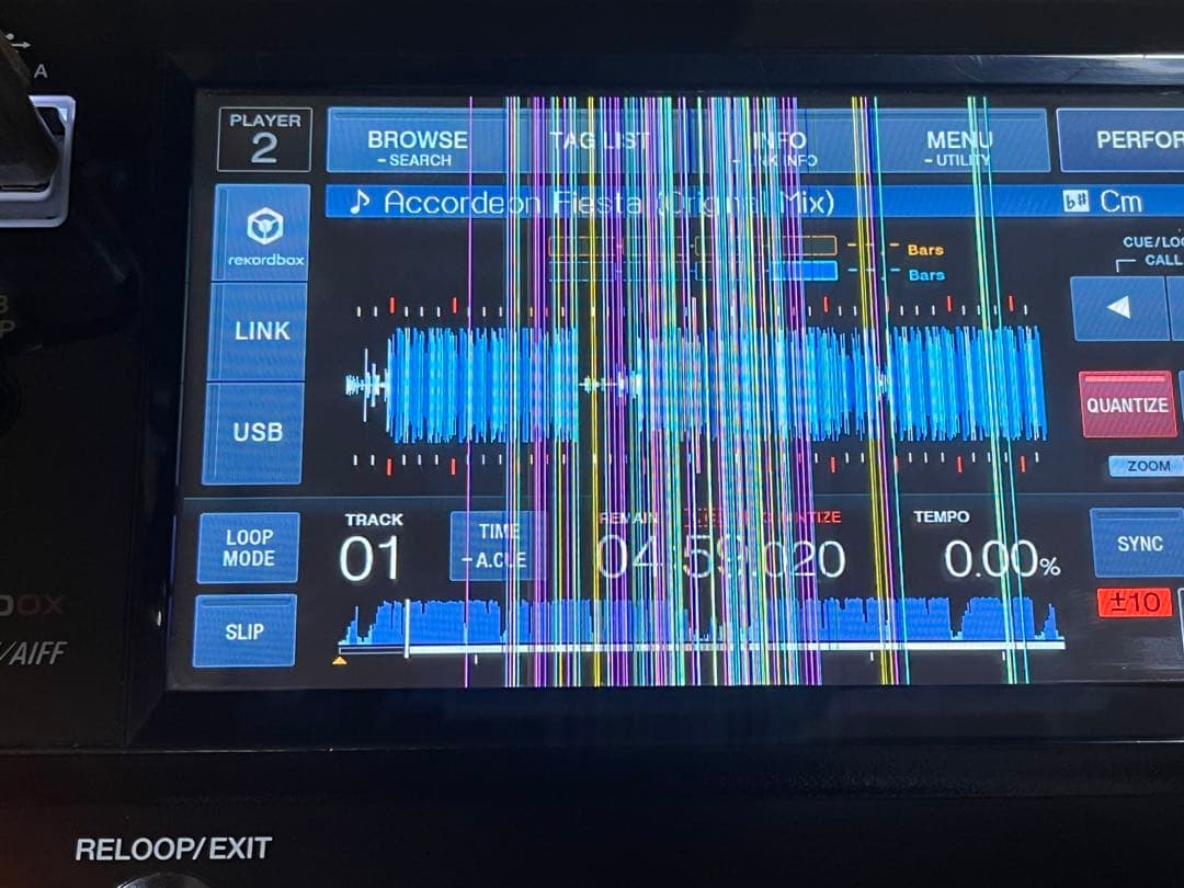 【液晶難あり】 Pioneer XDJ1000 【ノークレームノーリターン】