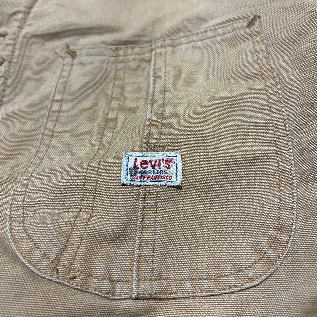Levi's 70742-62 カバーオール ベージュ サイズ38