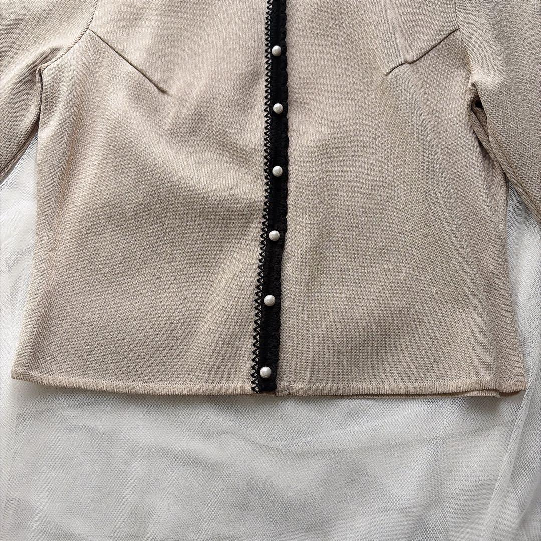 美品　ジョリーミニョン　jolie mignon カーディガン　トップス　36