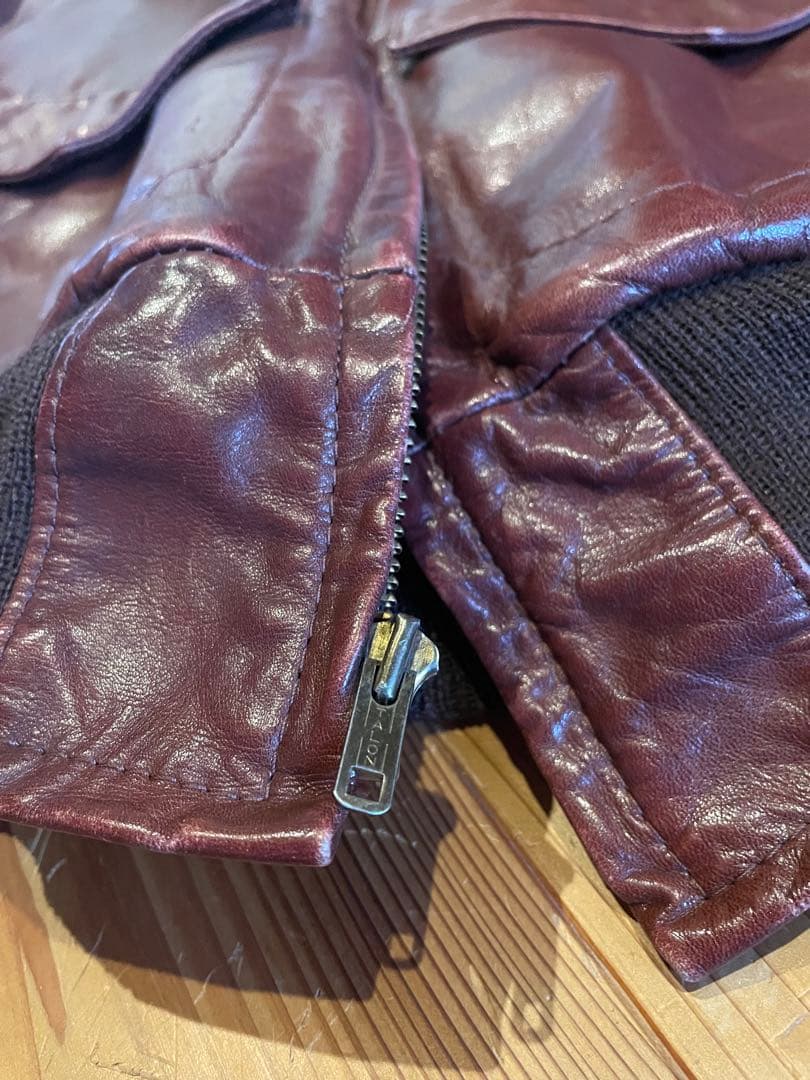 マッキーさん専用　ゴールデンベア/フライトジャケット/A2 ボア/ビンテージ