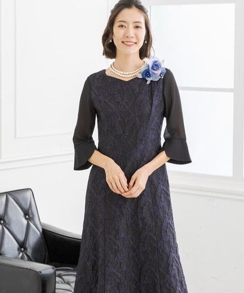 【東京ソワール】美品(１回着用) 結婚式 マザードレス ロング丈