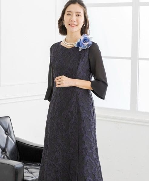 【東京ソワール】美品(１回着用) 結婚式 マザードレス ロング丈