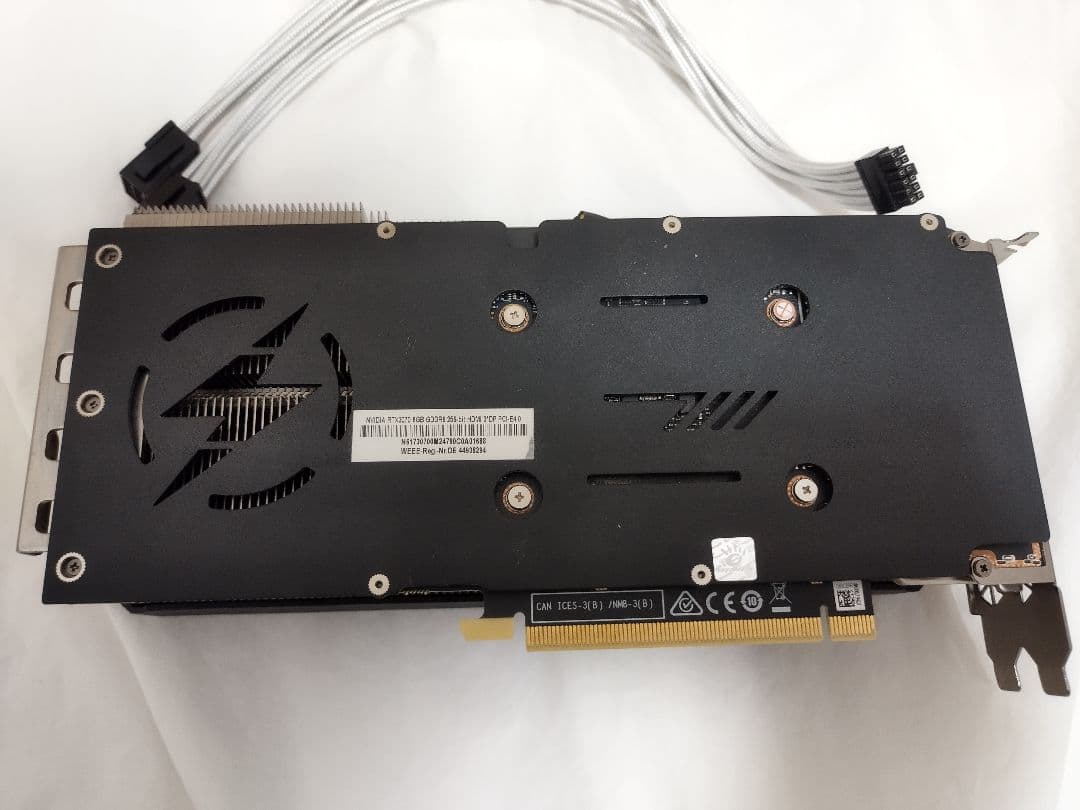 RTX3070 12ピン変換アダプター付き