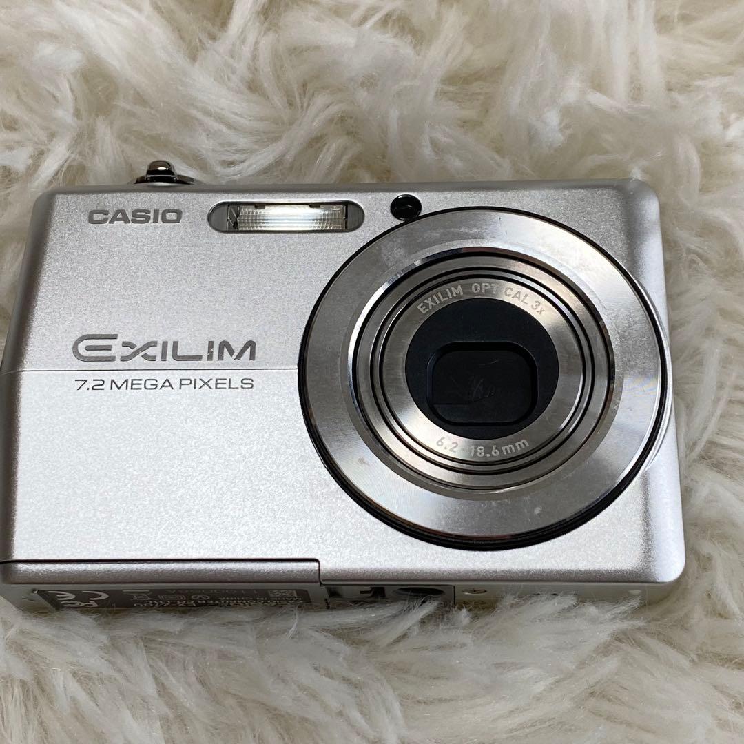 【動作確認済み】CASIO EXILIM EX-Z700 シルバー デジカメ