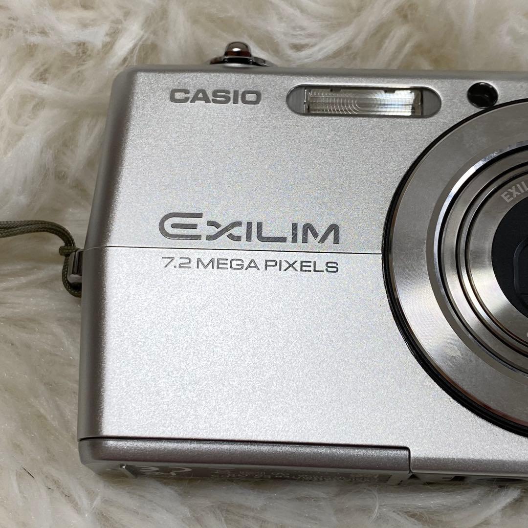【動作確認済み】CASIO EXILIM EX-Z700 シルバー デジカメ