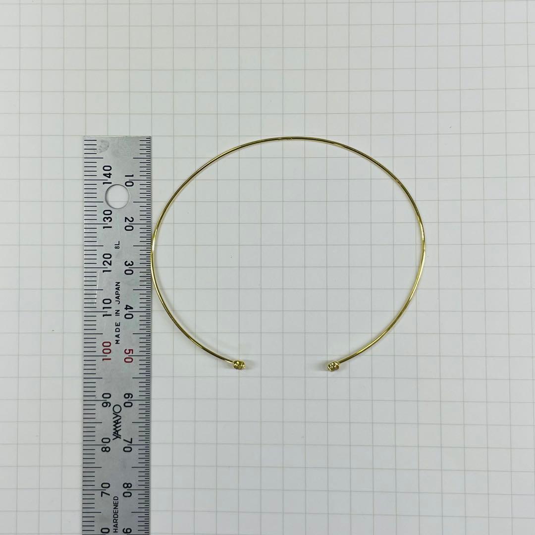 18金 ダイヤモンド バングル