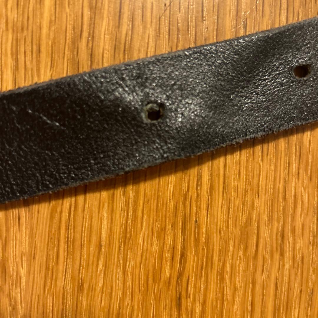 R&D.M.Co-（オールドマンズテーラー） モンタナ レザーベルト　黒