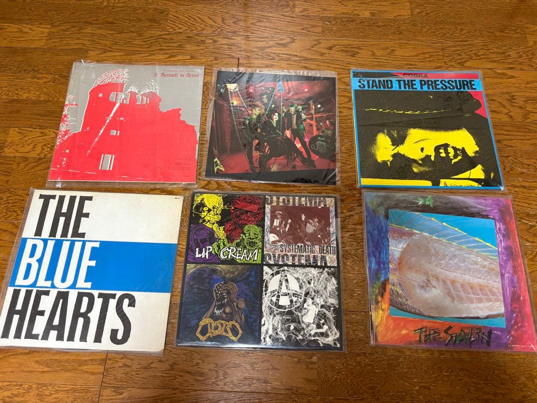 レコードコレクション：THE BLUE HEARTS, LIP CREAM,