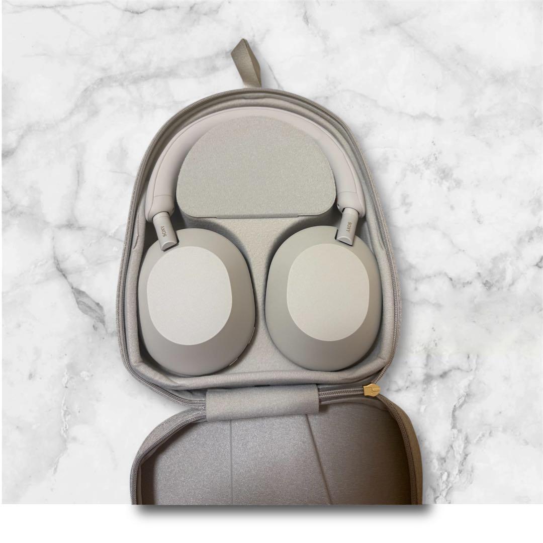 SONY ワイヤレスヘッドホン グレー￼