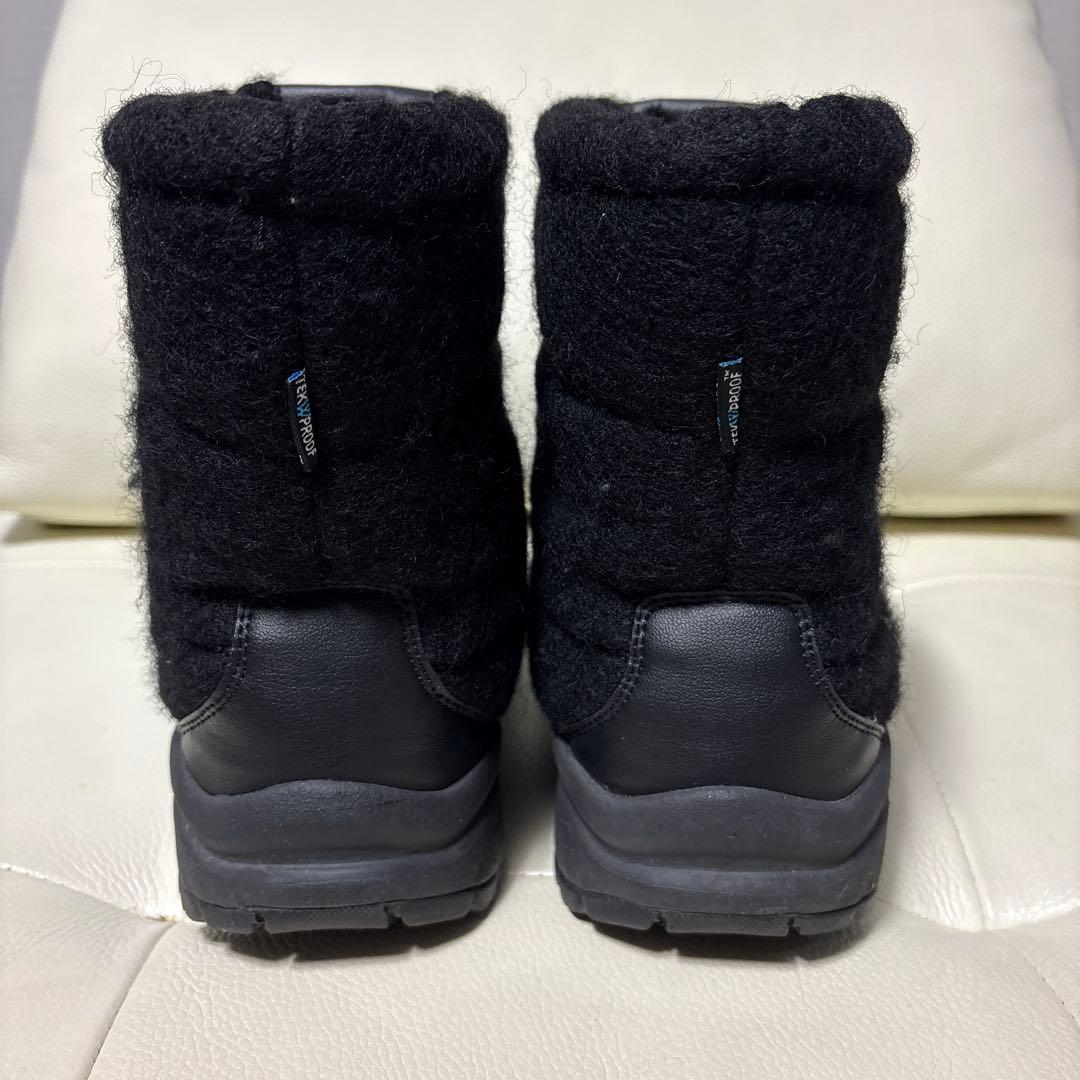 THE NORTH　FACE 防水ウール ブーツ ヌプシ　ブーティ 黒　ブラック