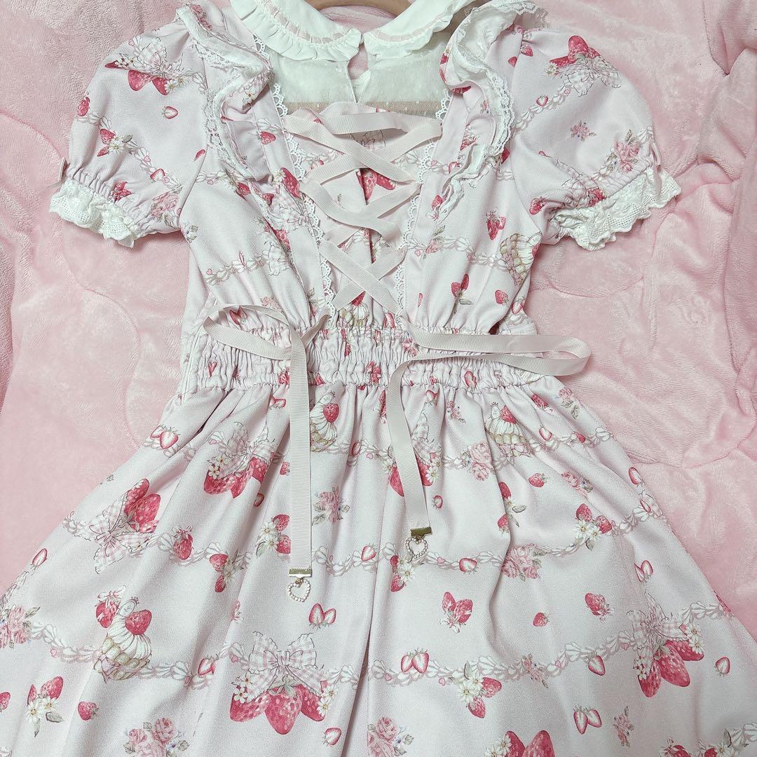 LIZLISA Creamy Berry柄 ワンピース