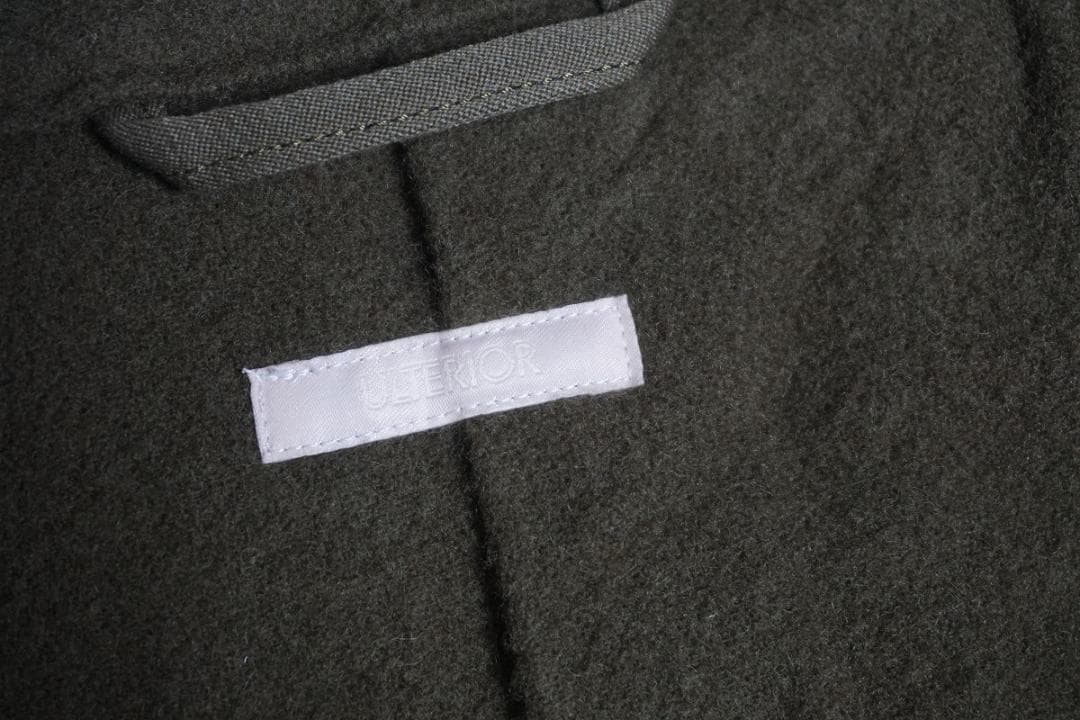 美品 ULTERIOR ミリタリー モッズ バルカラー コート 425O▲