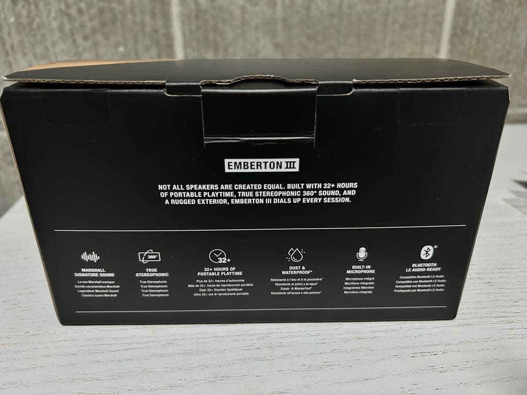 ２万で！！Marshall Emberton III ワイヤレススピーカー