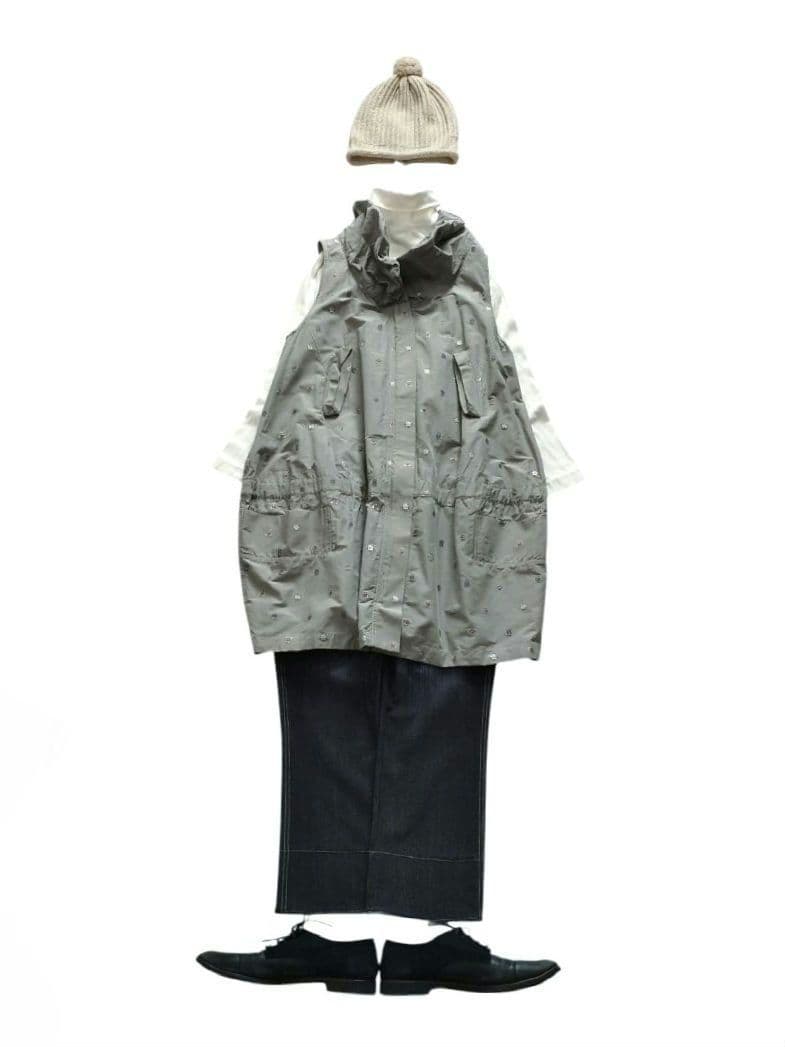 センソユニコ Cube-Cube✨ロング ベスト チュニック ラメ刺繍入り