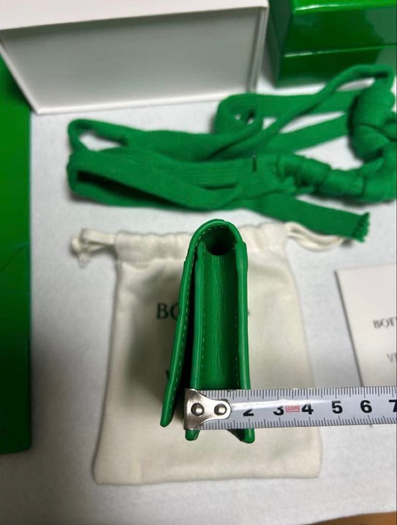 限定値下げ【未使用】BOTTEGA VENETA グリーン　名刺入れ 希少