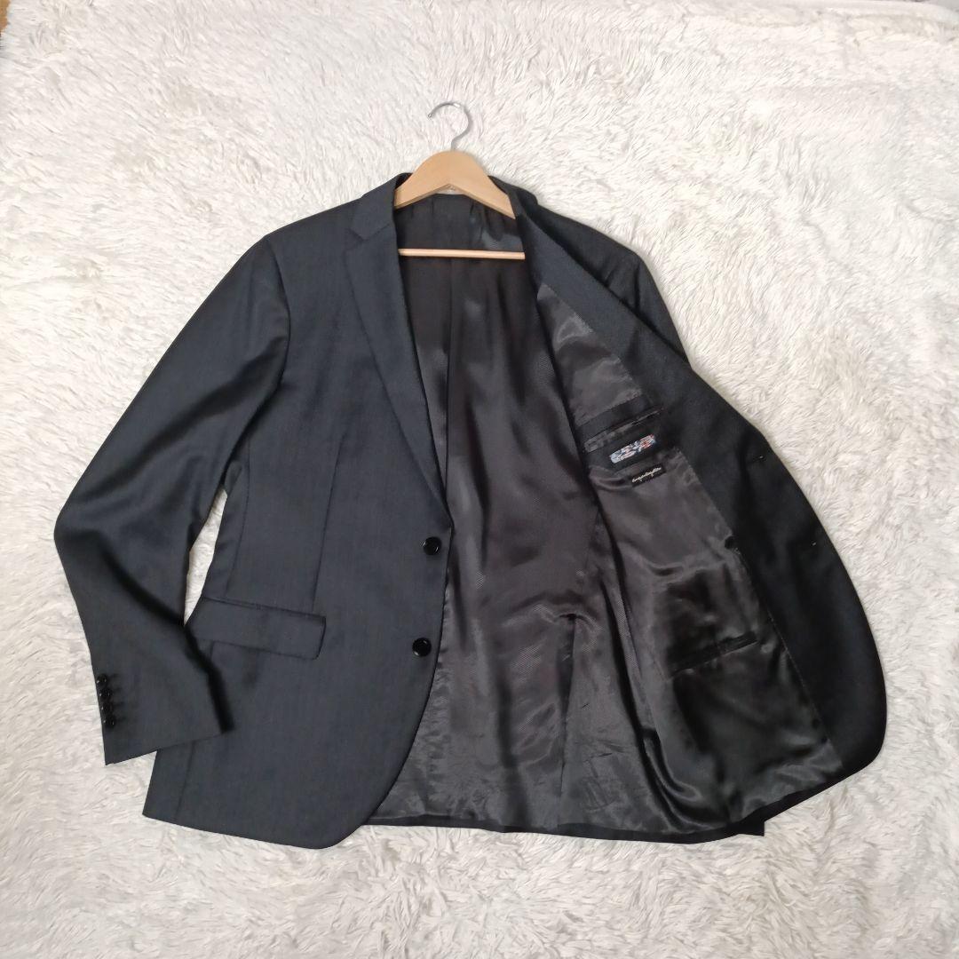 極美品■PAOLONI パオローニ イタリア製 セットアップ スーツ　グレー