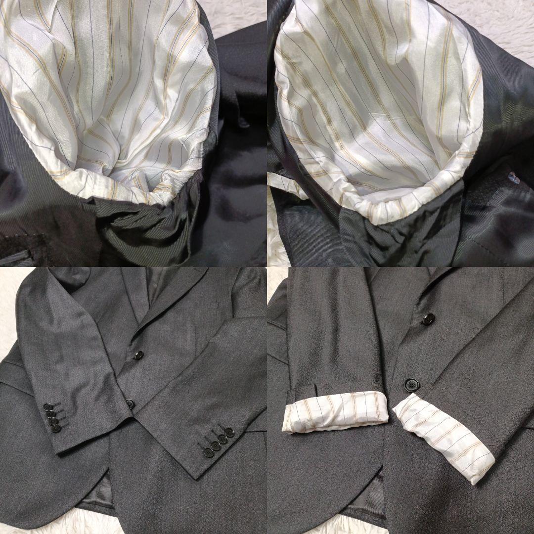 極美品■PAOLONI パオローニ イタリア製 セットアップ スーツ　グレー