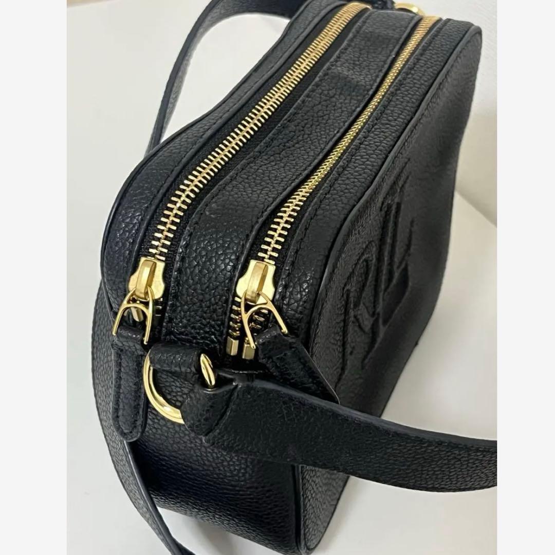 ローレンラルフローレン　レザーショルダーバッグ