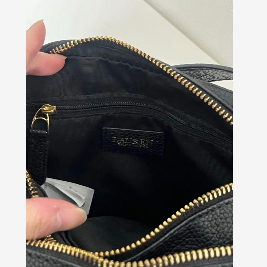 ローレンラルフローレン　レザーショルダーバッグ