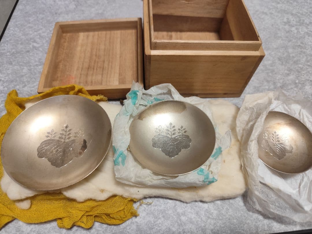 純銀 236.5g 盃 3個セット