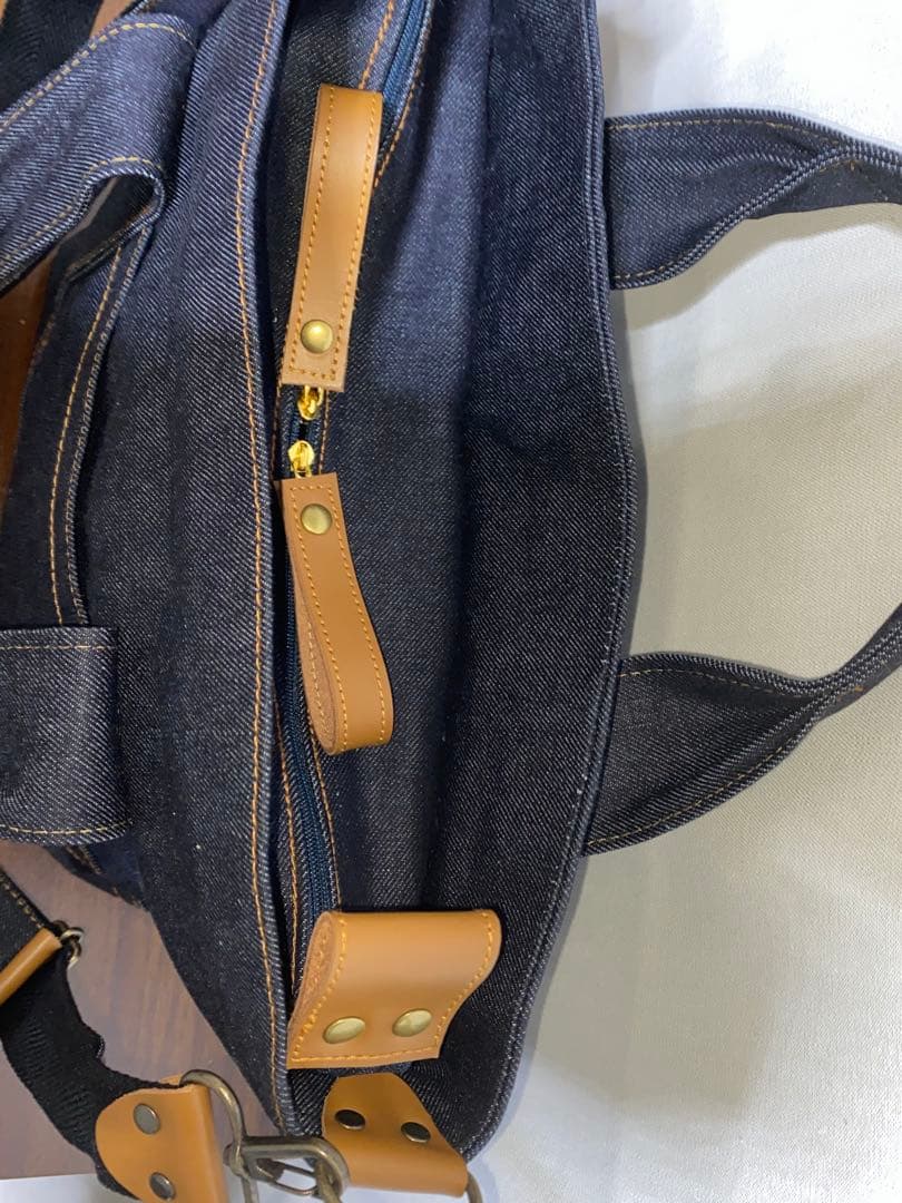 ☆ハンドメイド☆岡山デニム☆男女兼用☆3wayショルダーバッグ