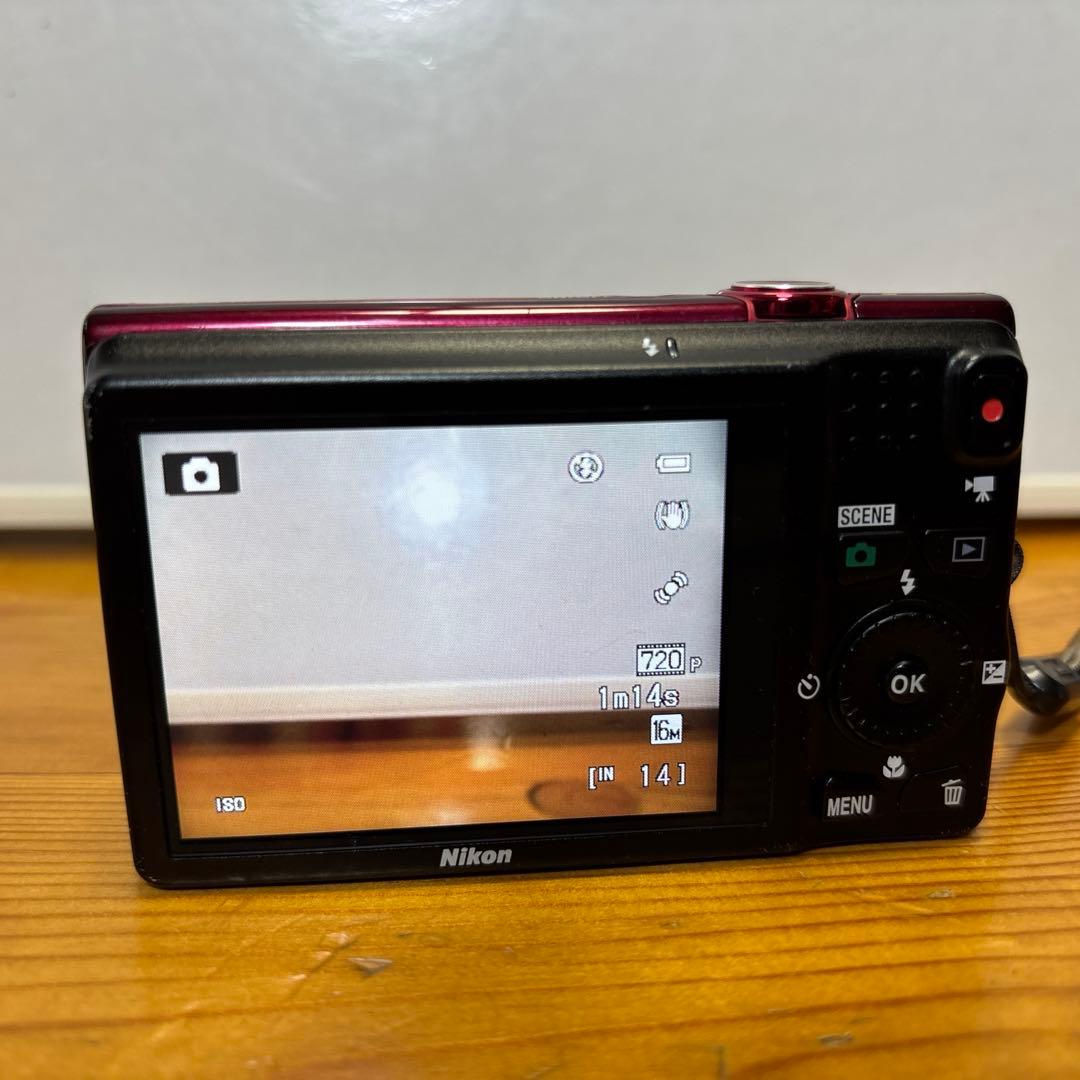 Nikon COOLPIX S6200 レッド コンパクトデジタルカメラ