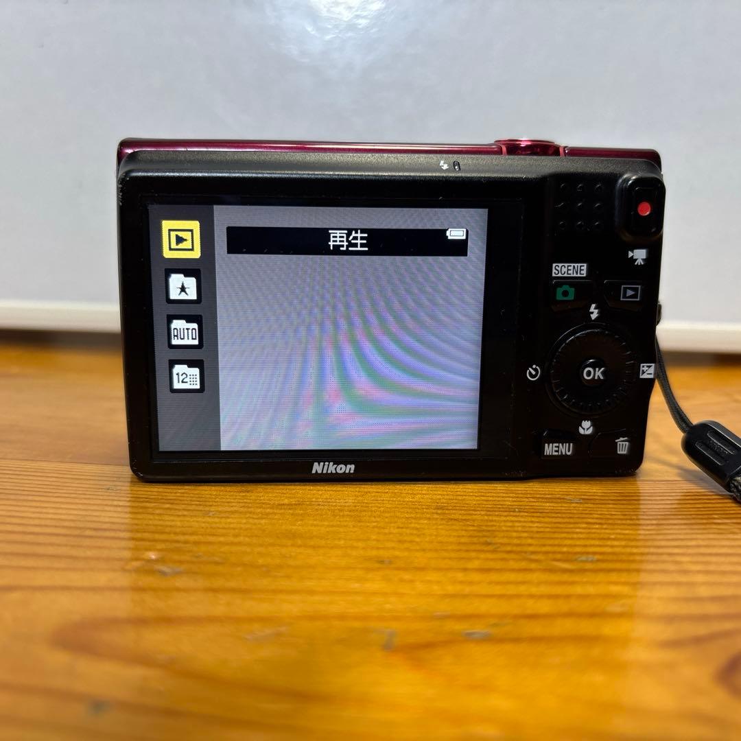 Nikon COOLPIX S6200 レッド コンパクトデジタルカメラ