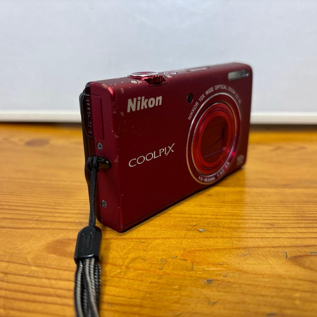 Nikon COOLPIX S6200 レッド コンパクトデジタルカメラ
