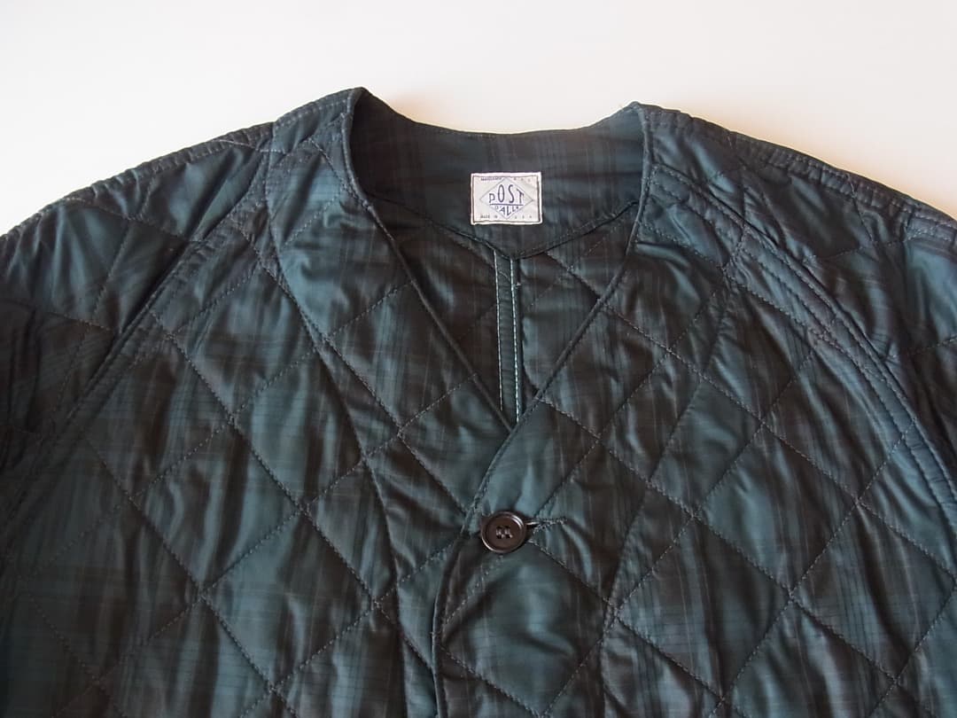 Post Overalls POST 41 DV／キルティング・カバーオール