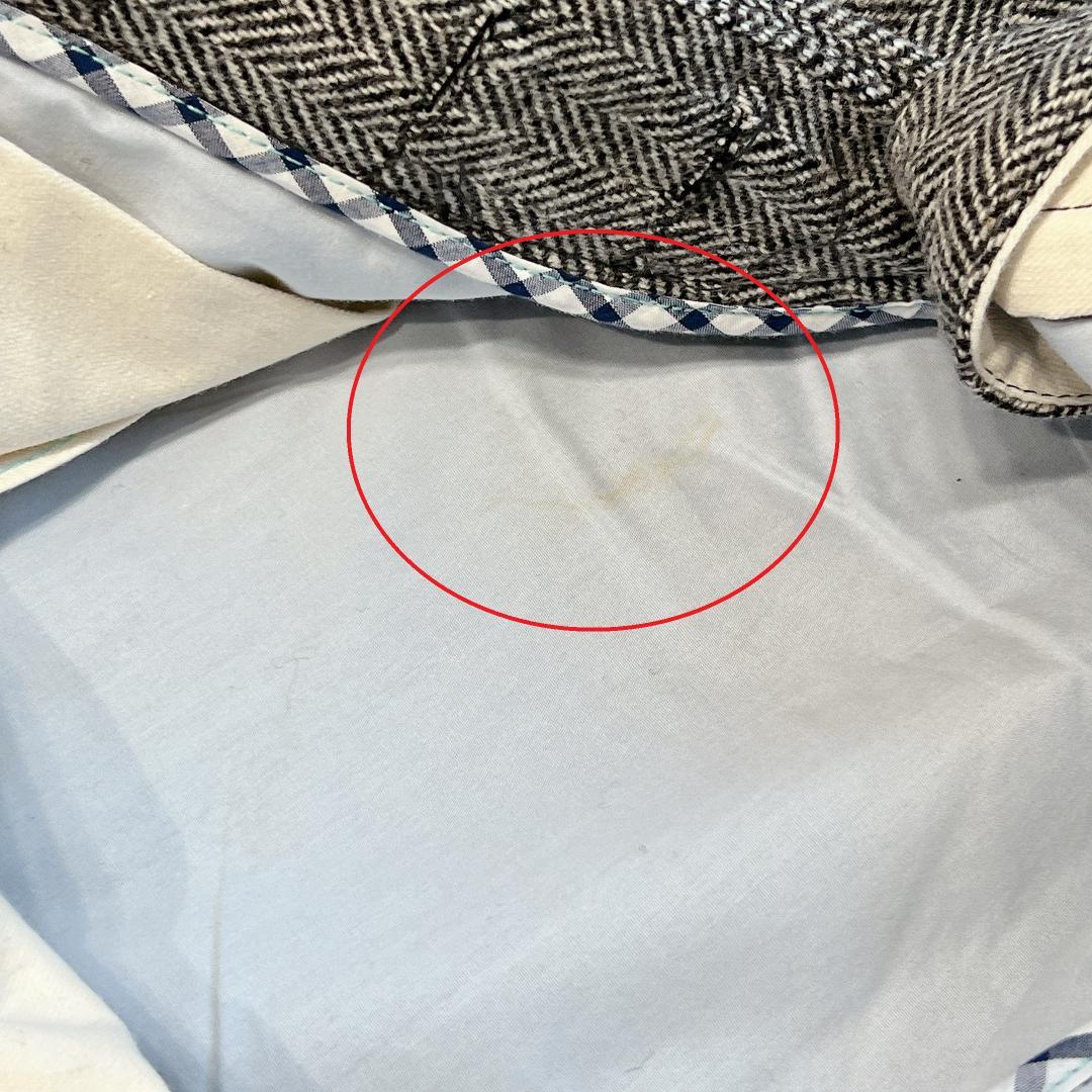 未使用 ポストオーバーオールズ アメリカ製 ヘリンボーンウールトラウザーズ M