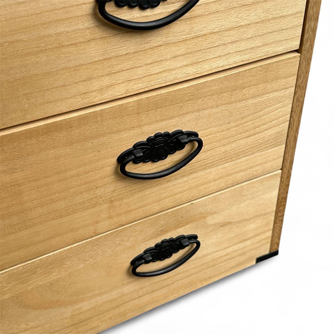 ハナコ様 2個セット 美品 天然桐 日本製 桐箪笥 マーゼルン 4段 衣装ケース