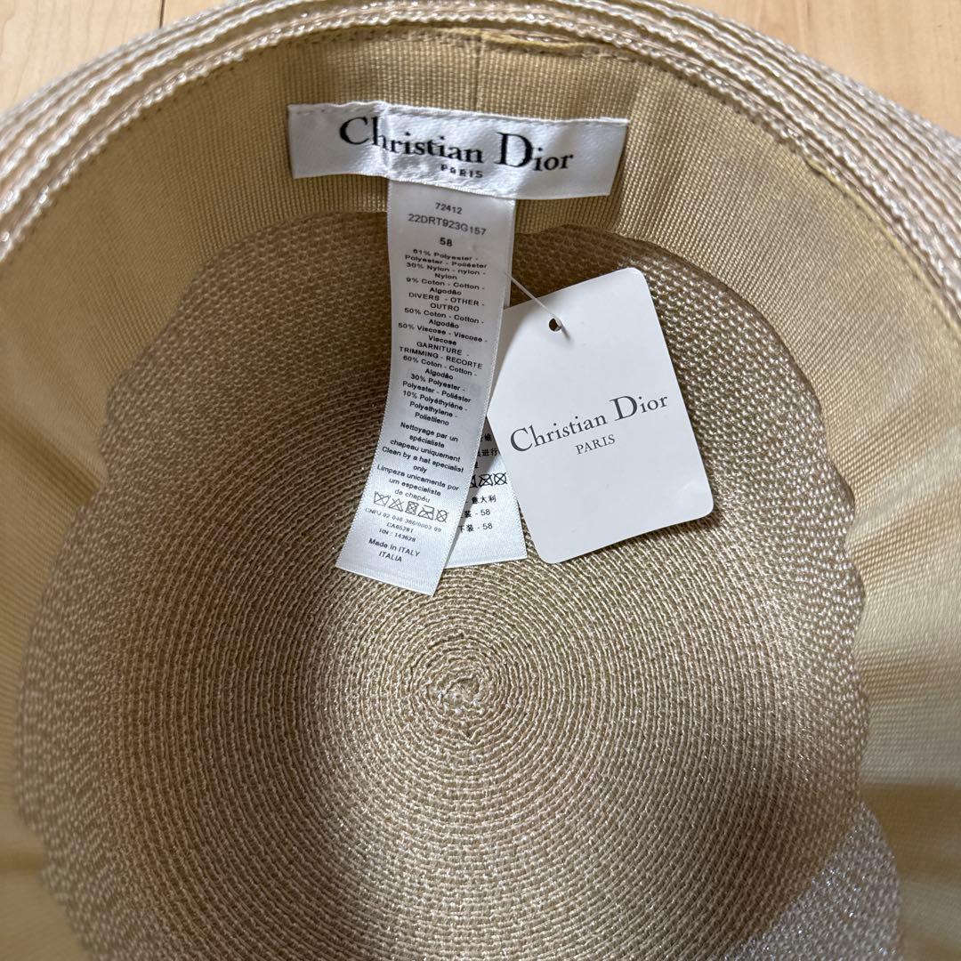 新品未使用　Christian Dior ストローハット