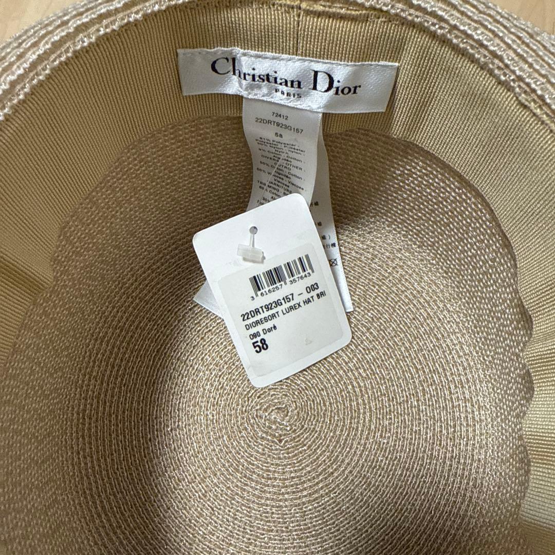 新品未使用　Christian Dior ストローハット