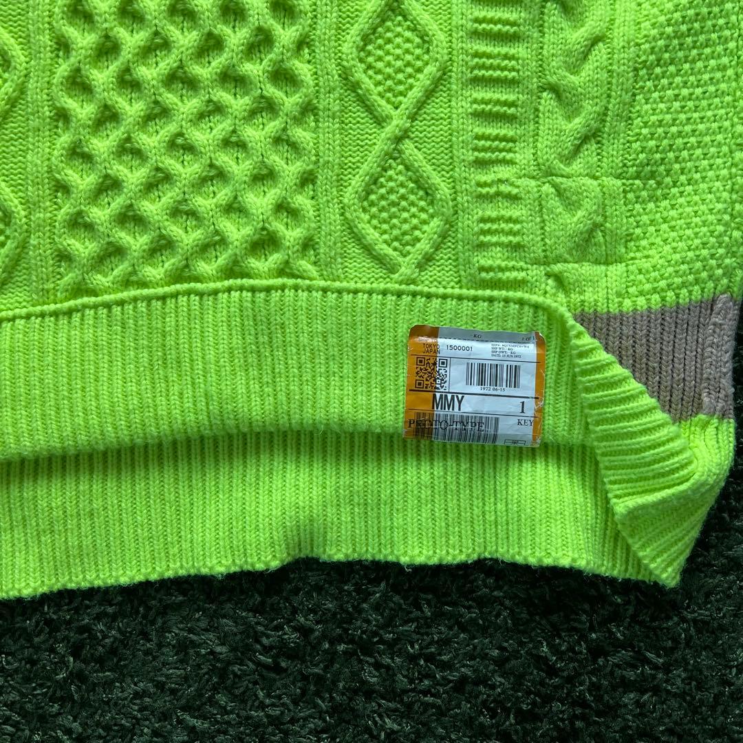 MAISON MIHARA YASUHIRO デザインセーター (グリーン)