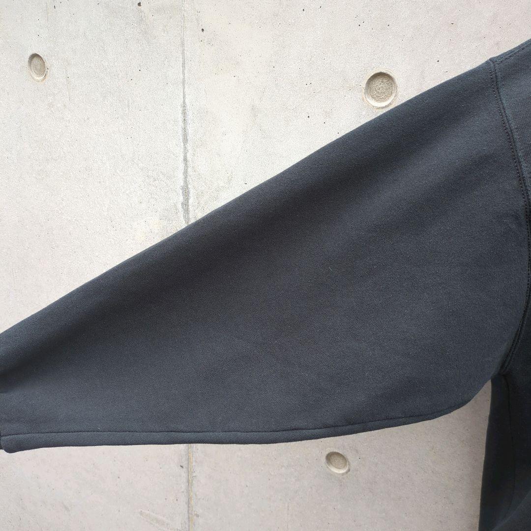 90s USA製 Russell Black Half Zip Sweat