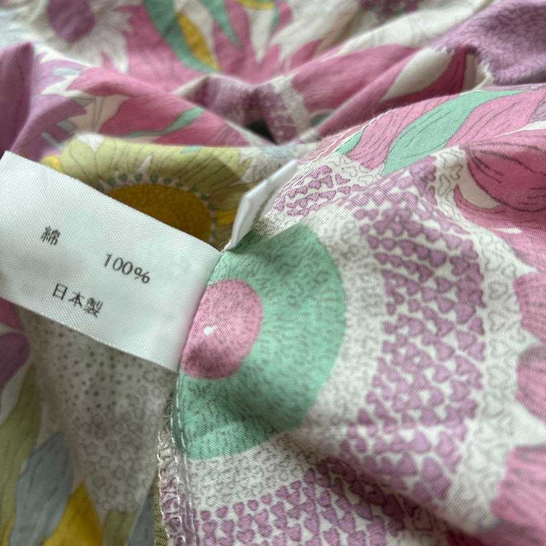 同梱あり専用ベビー80花柄ロンパース・ママ用ドレスセット　双子コーデ