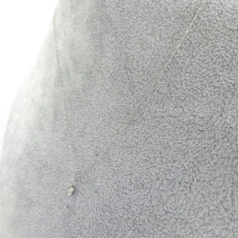 【美品】0.4ct　一粒ダイヤモンド　ネックレス　プラチナ