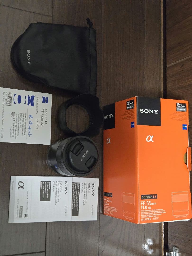 SONY Sonnar T* FE 55mm F1.8（SEL55F18Z）
