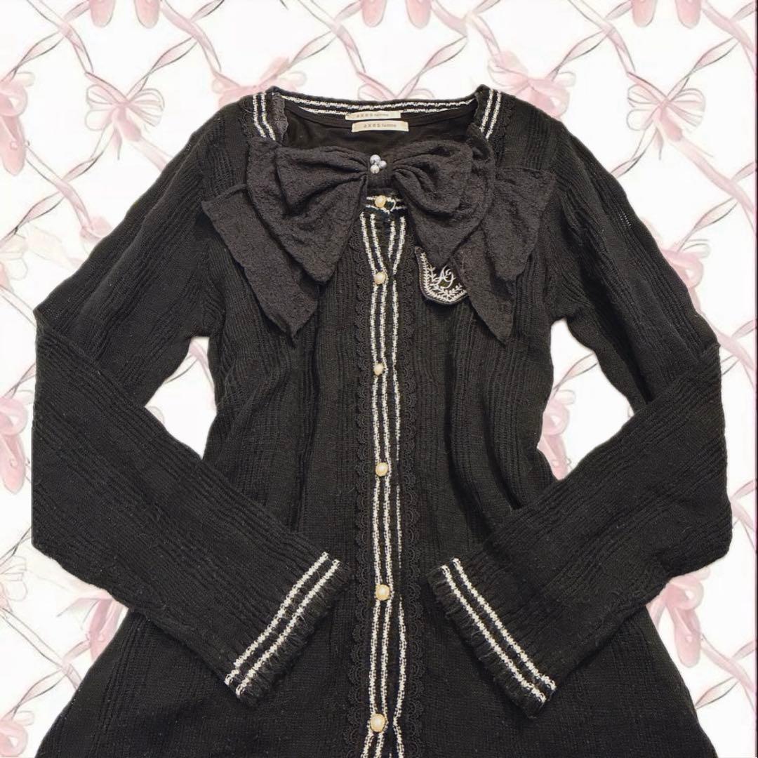 axes femme セット売 姫カジ ビッグリボン グランジ ダークコア 平成