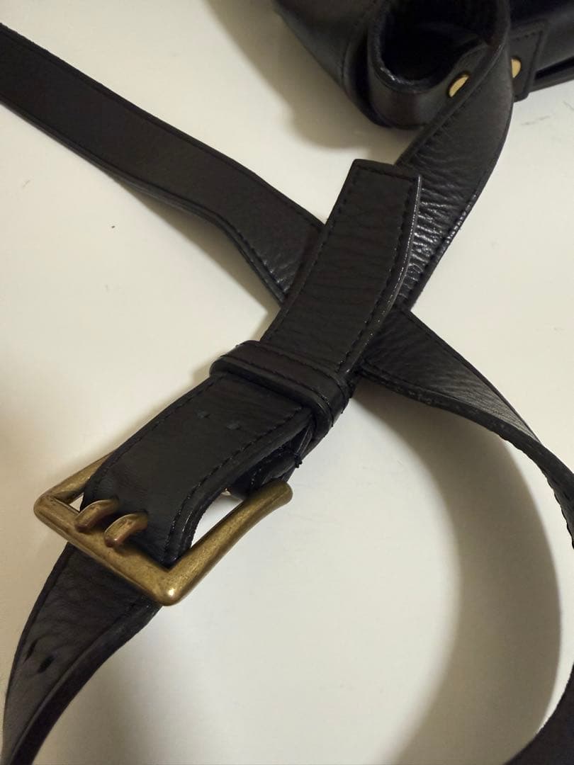 ソメスサドル 本革 ショルダーバッグ 斜め掛け フラップ メンズ