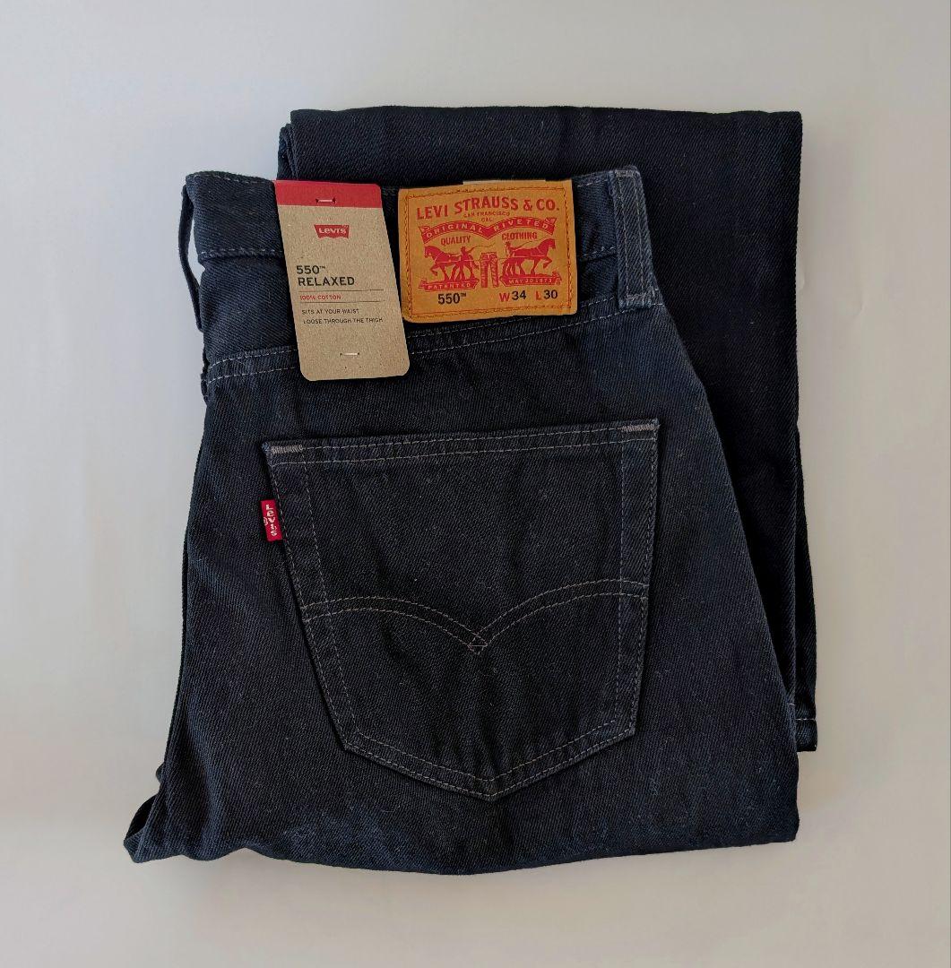 Levi'sリーバイス　550(TM) ブラック　W34 L30