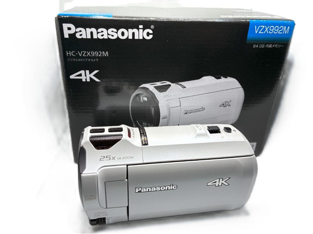 新品同様Panasonic パナソニック HC-VZX992M 4Kビデオカメラ