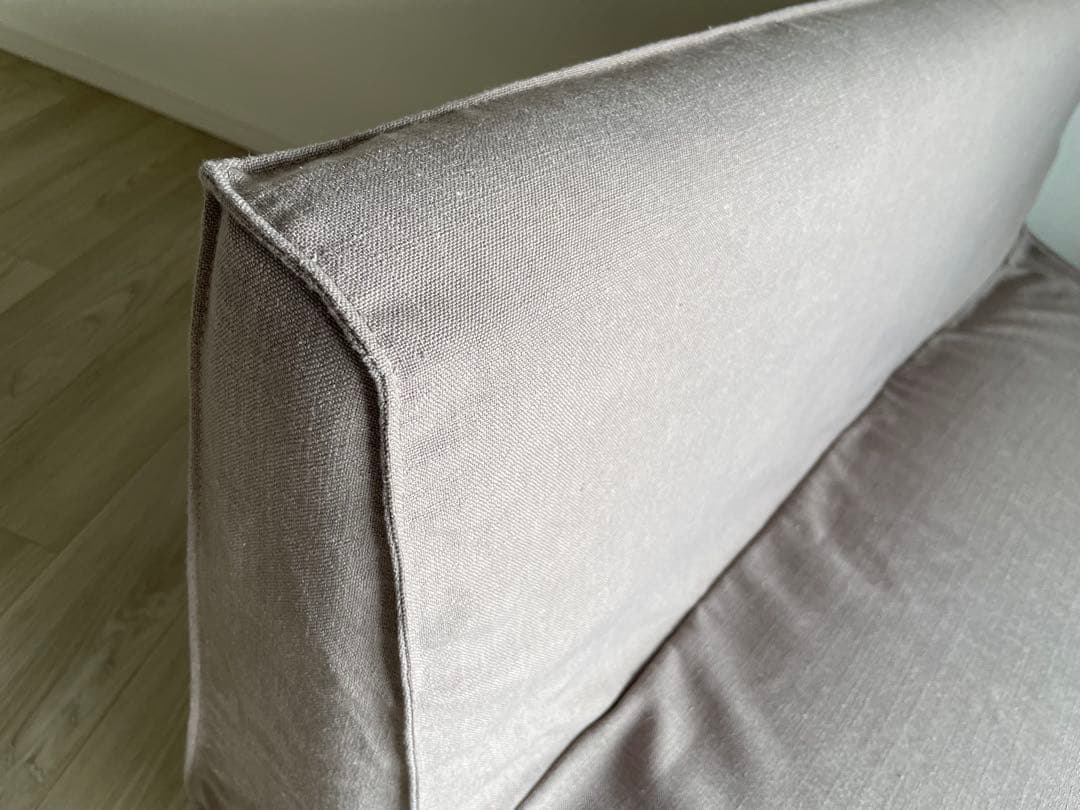 【週末限定価格】unico MANOA ベンチバックレスト ベージュ ソファ