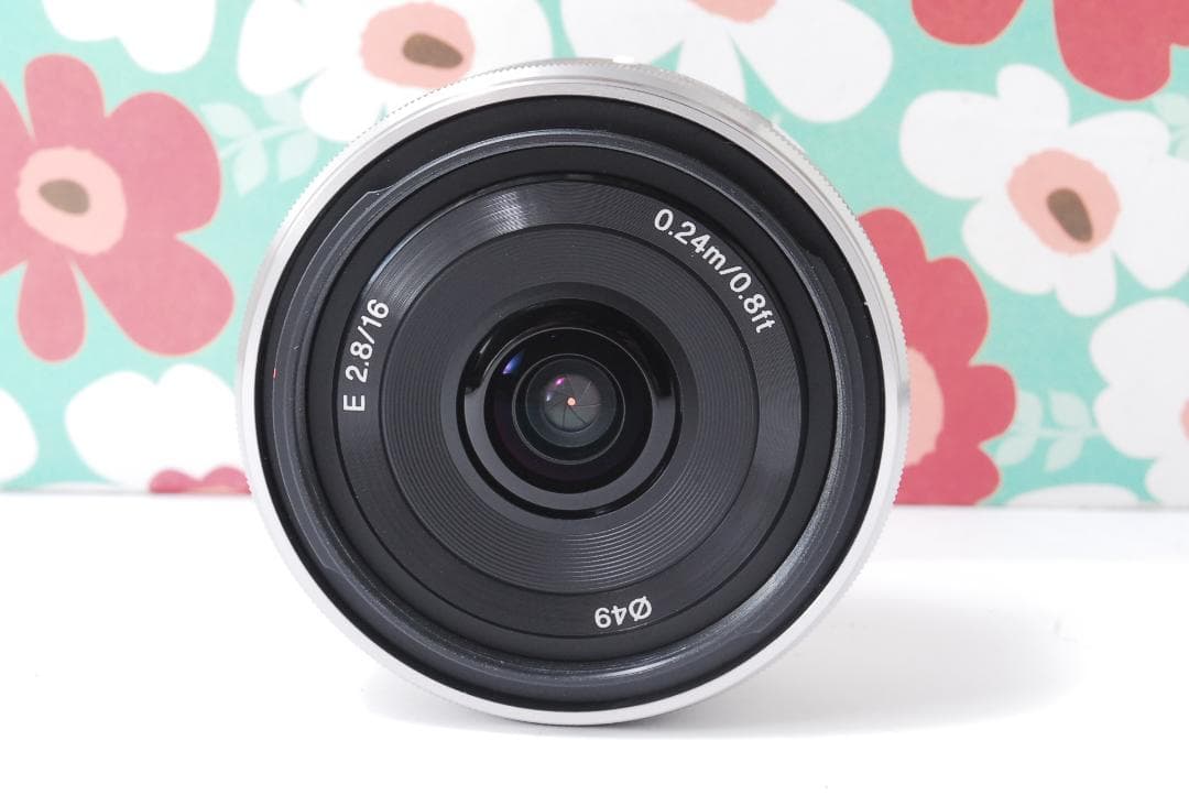 ❤SONY 単焦点 SEL16F28❤パンケーキレンズ Eマウント❤大人気❤