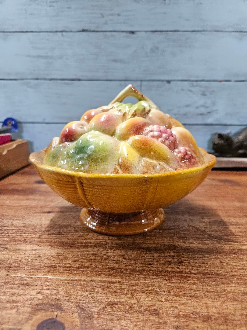 フランスアンティーク サルグミンヌ フルーツのバルボティーヌ ボンボニエール