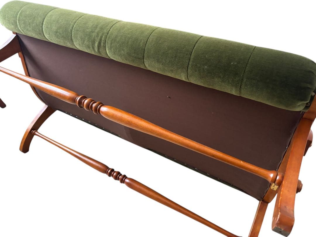 横浜ダニエル Daniel クラシックソファ 2人掛け グリーン