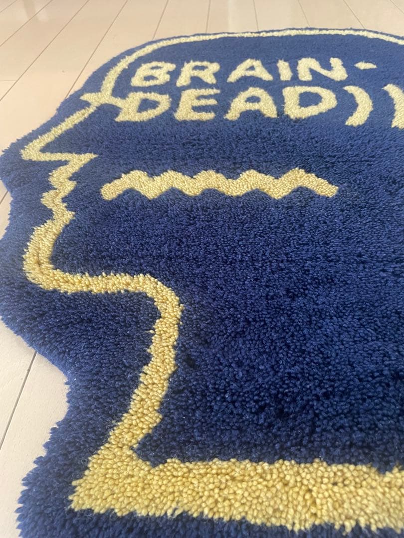 BRAINDEAD ラグ ネイビー