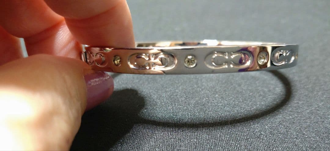 【美品】 COACH シルバーバングル