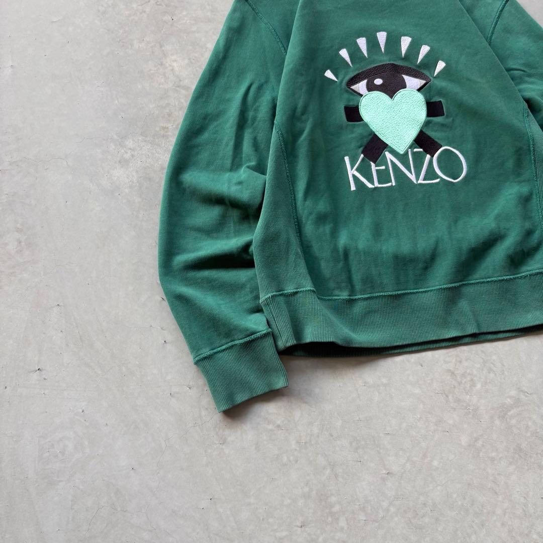 KENZO PARIS スウェット　トレーナー　アイハートロゴ